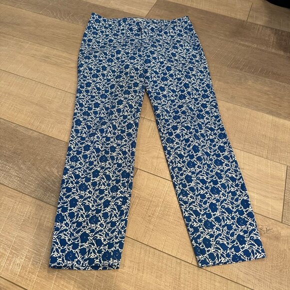 OLD NAVY WOMENS BLUE PIXIE PANTS 6 REGULAR - Picture 2 of 9